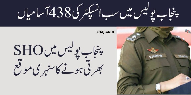 Punjab Police Sub Inspector Jobs